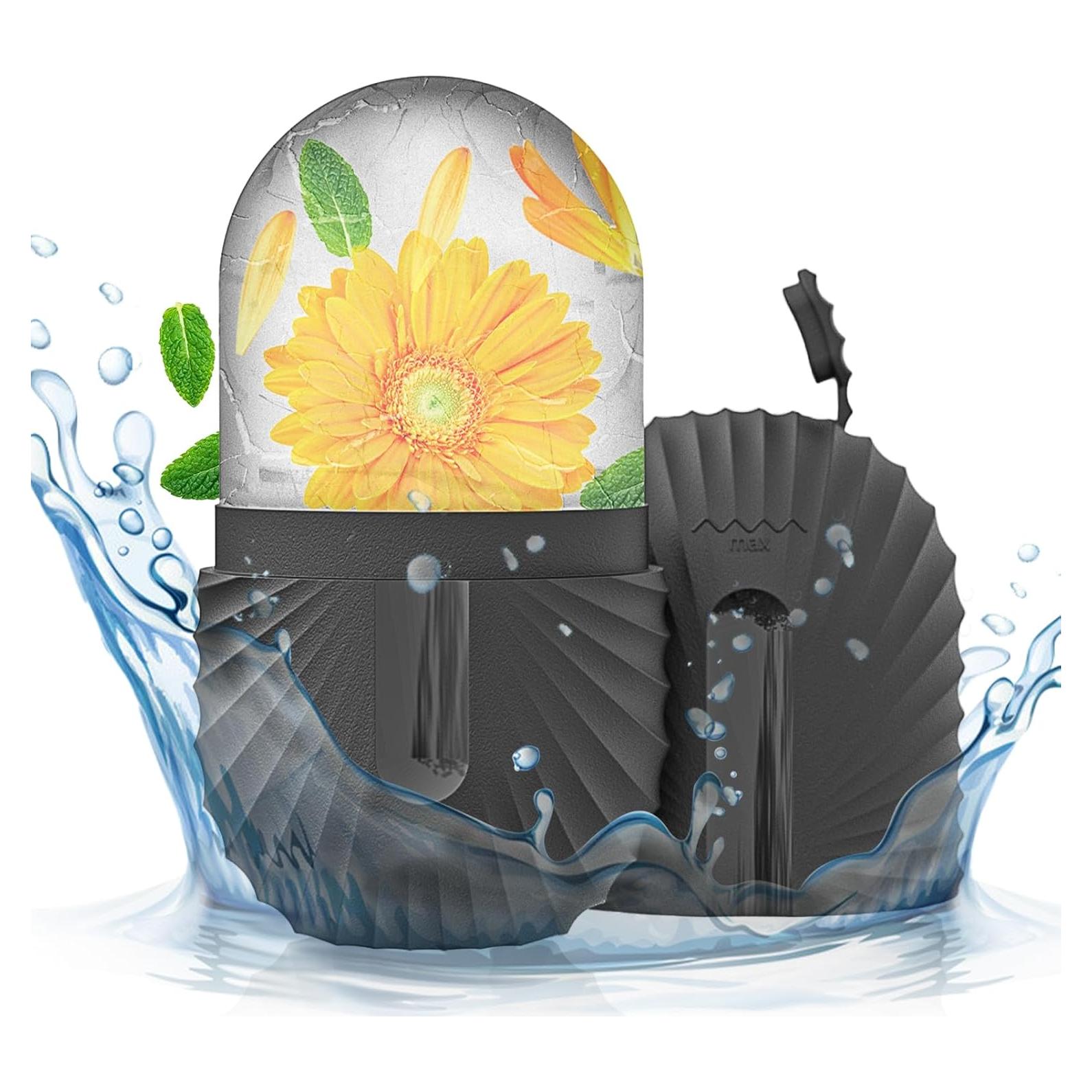 Rodillo de Hielo Facial Aquuaera Negro - Cuidado de Piel