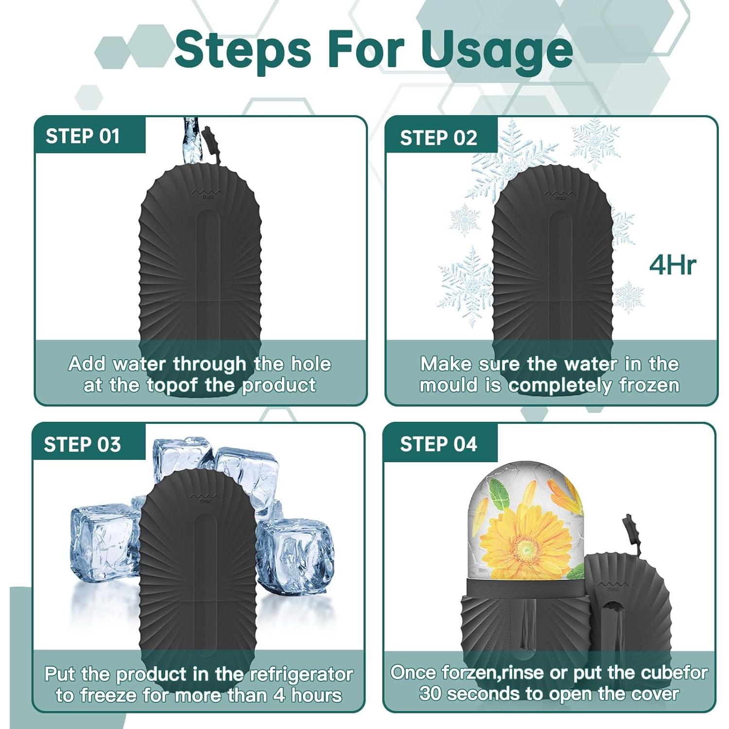 Rodillo de Hielo Facial Aquuaera Negro - Cuidado de Piel