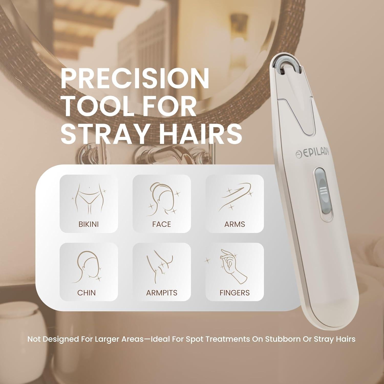 Epilador Facial Epilady Esthetic Pearl para Mujeres - Vello Fino