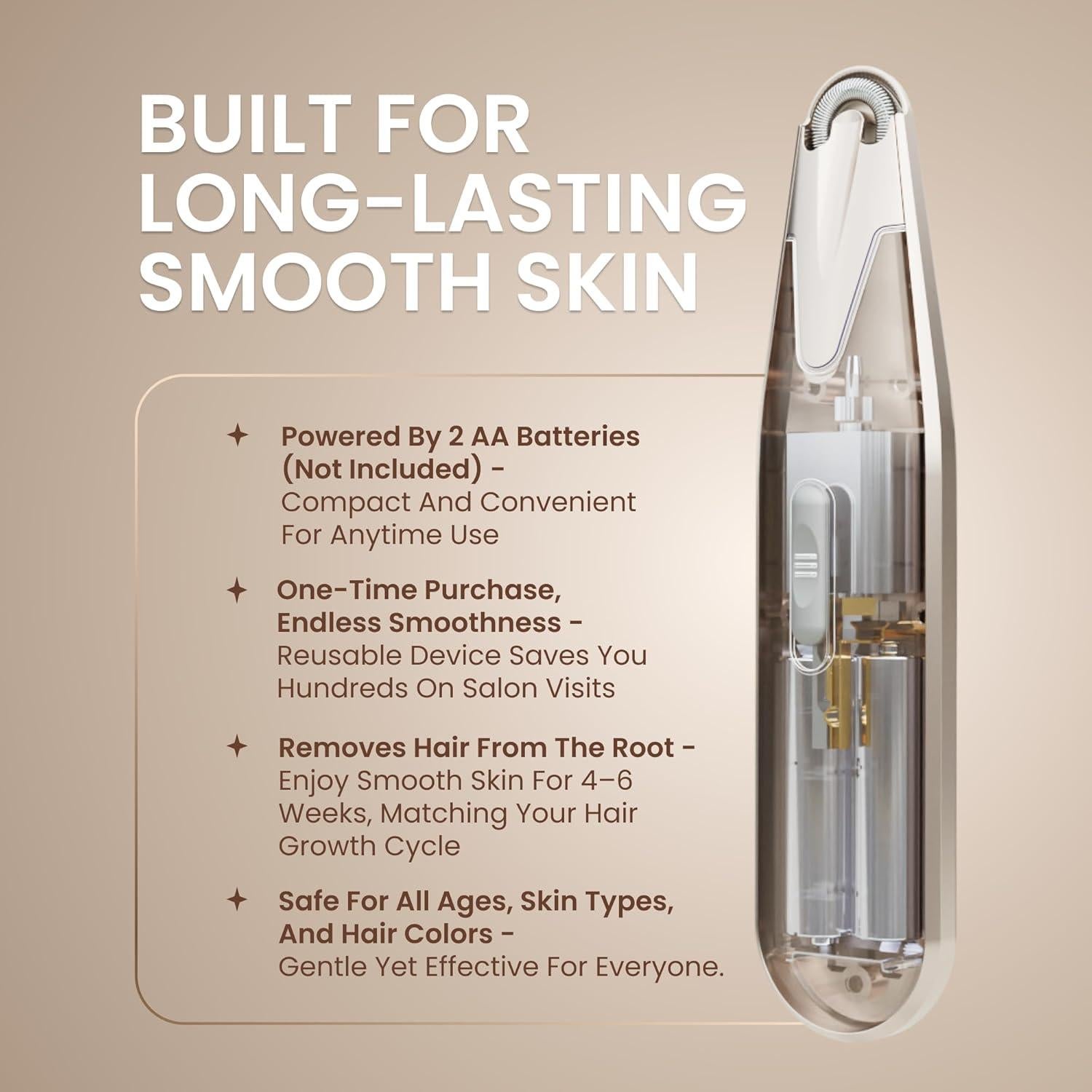 Epilador Facial Epilady Esthetic Pearl para Mujeres - Vello Fino