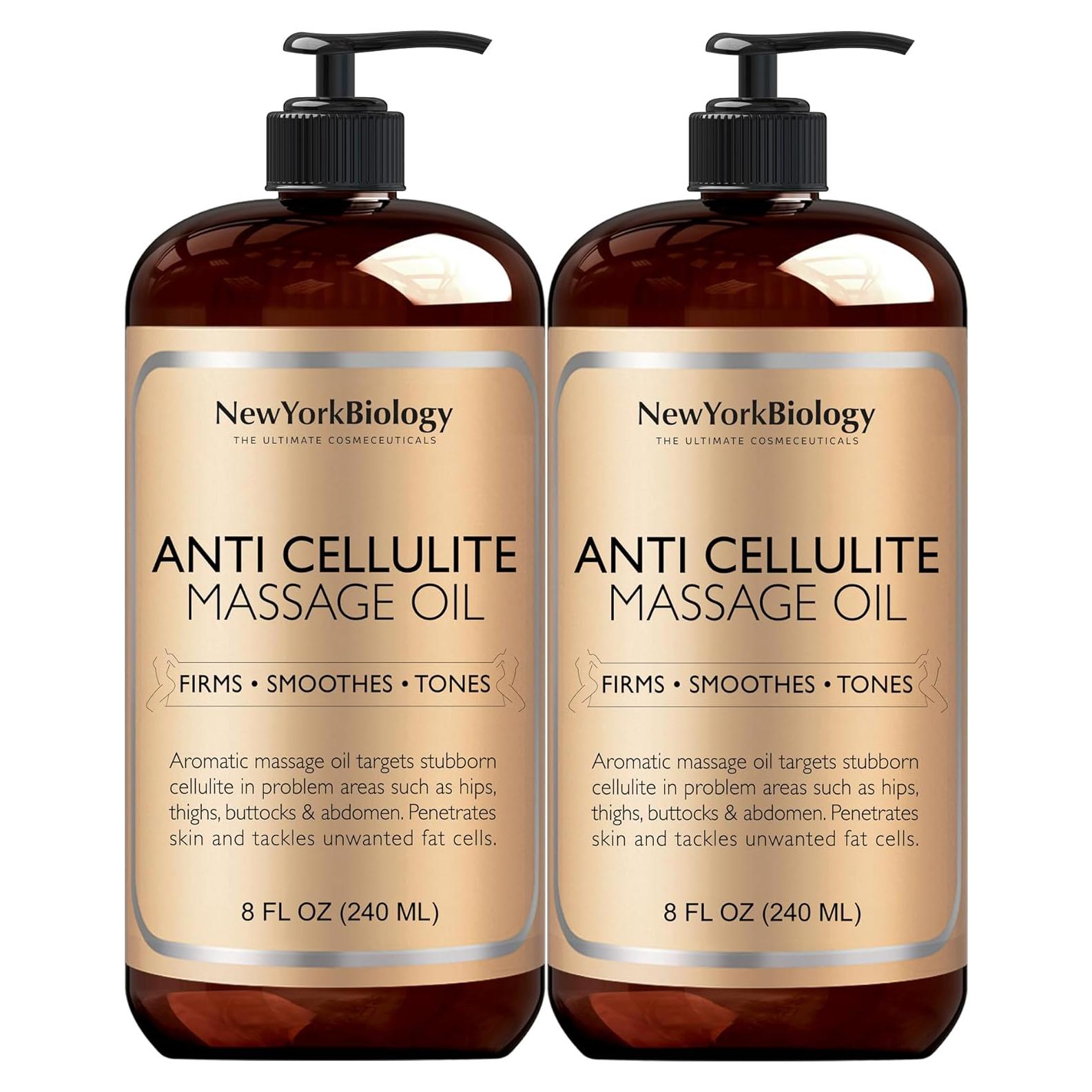 Aceite de Masaje Anticelulitis Nueva York Biología 2x240ml