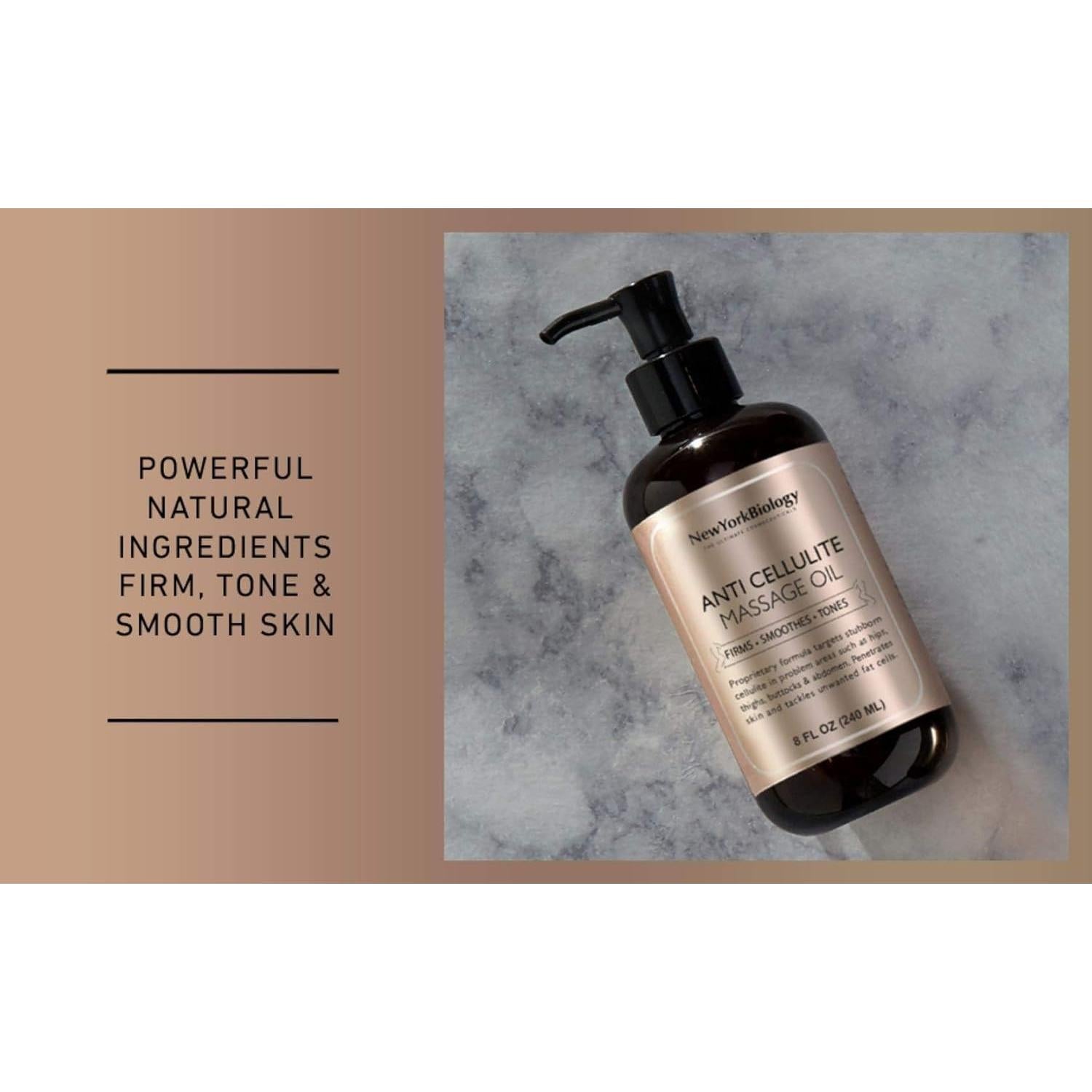 Aceite de Masaje Anticelulitis Nueva York Biología 2x240ml