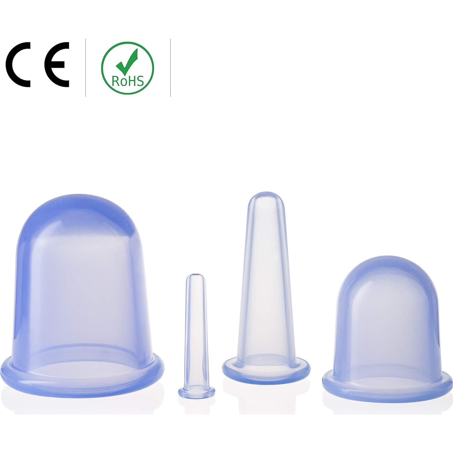 Kit de Ventosas Faciales y Corporales SanDine - 4 Piezas