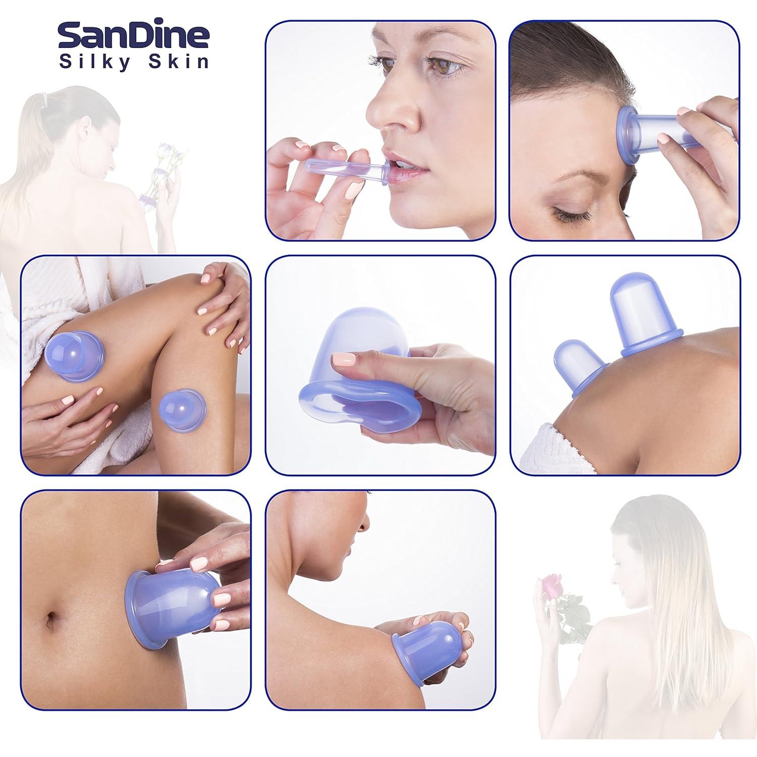 Kit de Ventosas Faciales y Corporales SanDine - 4 Piezas