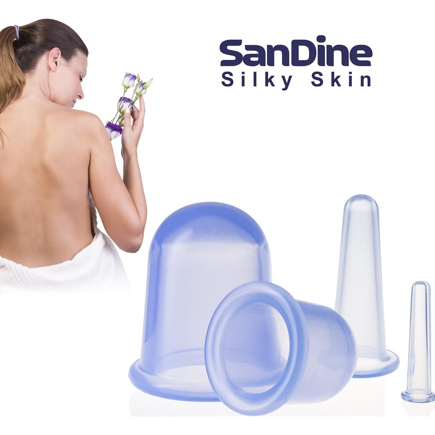 Kit de Ventosas Faciales y Corporales SanDine - 4 Piezas