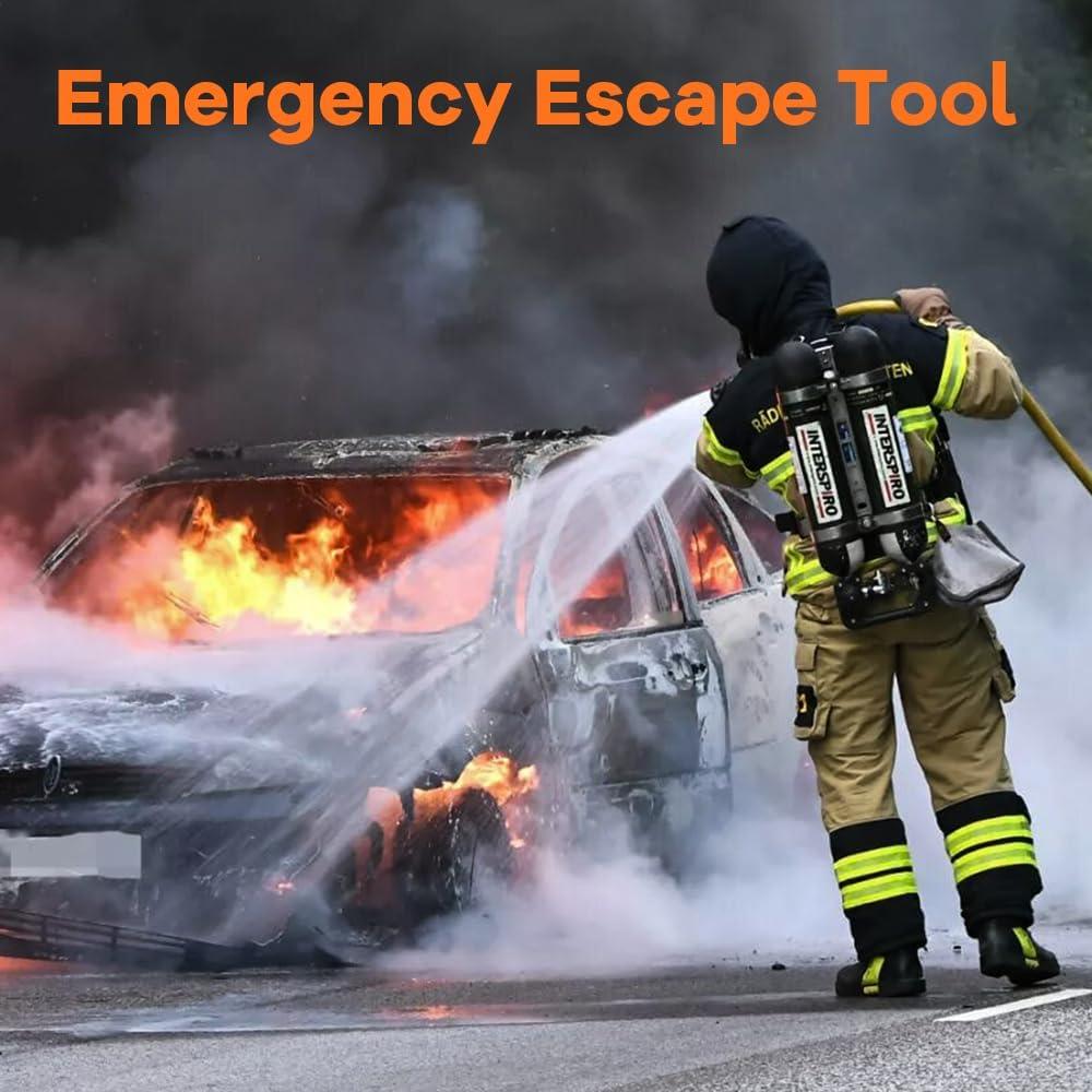 Martillo de Seguridad SINSEN 10 PCS Escape Emergencia 2-en-1