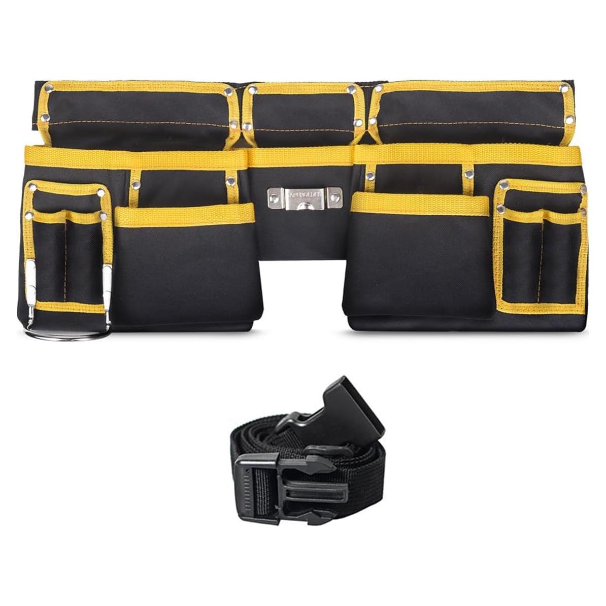 Cinturón de herramientas ARTICHIC 11 bolsillos ajustable 121 cm