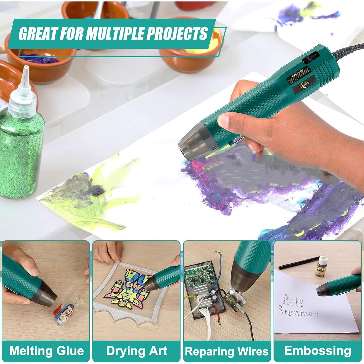 Pistola de Calor 350W CUBEWAY Doble Temperatura 200-350°C