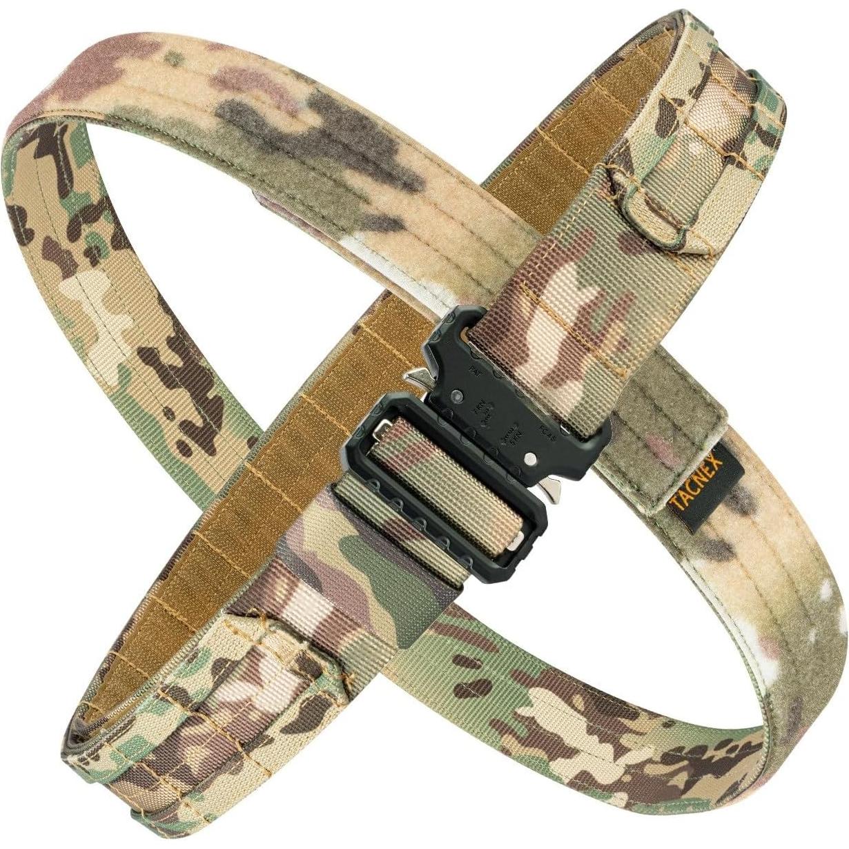 Cinturón Táctico Molle TACNEX Doble Capa 1.75" y 1.5"