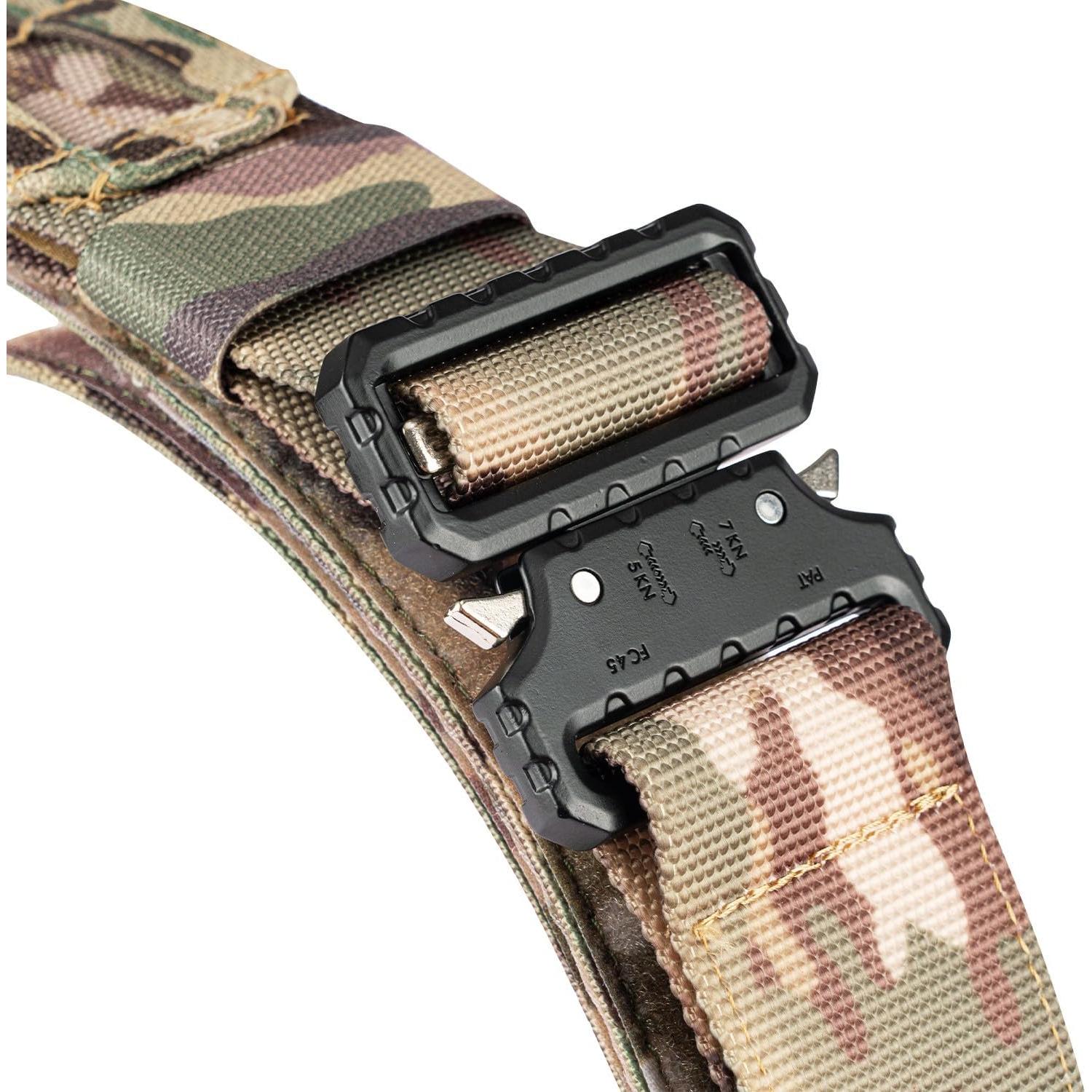 Cinturón Táctico Molle TACNEX Doble Capa 1.75" y 1.5"