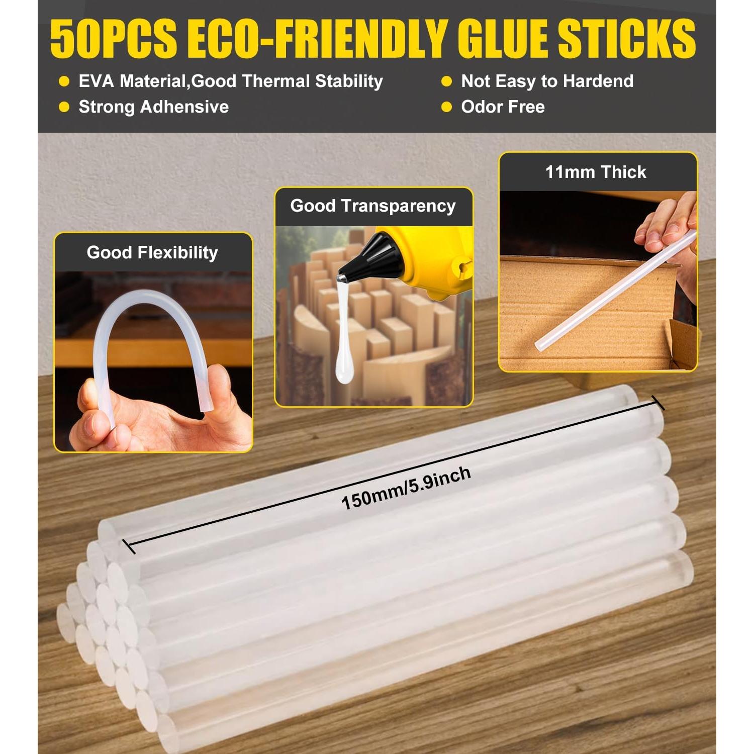 Palitos de Pegamento Caliente EasyTOO 50 Unidades 1.09x15 cm