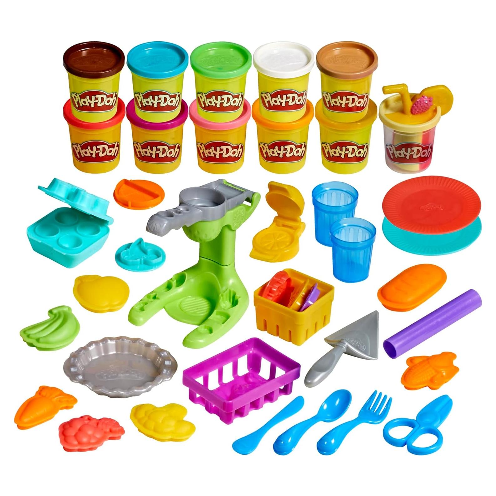 Juego de Cocina Play-Doh Mercado de Agricultores 28 Acc.