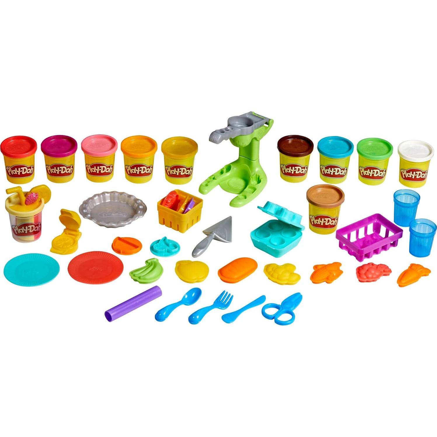 Juego de Cocina Play-Doh Mercado de Agricultores 28 Acc.
