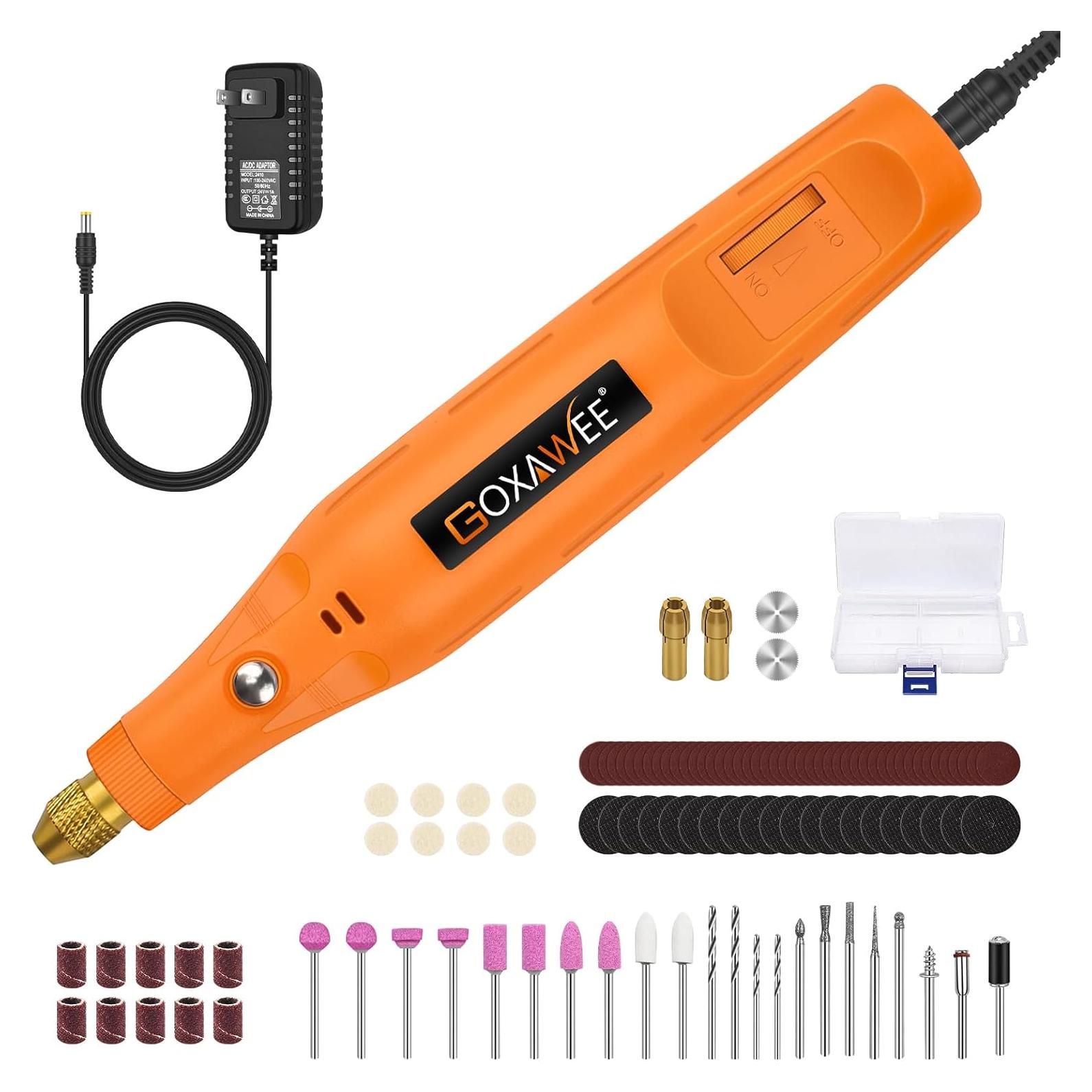 Mini Herramienta Rotativa GOXAWEE 105 Accesorios 18000 RPM