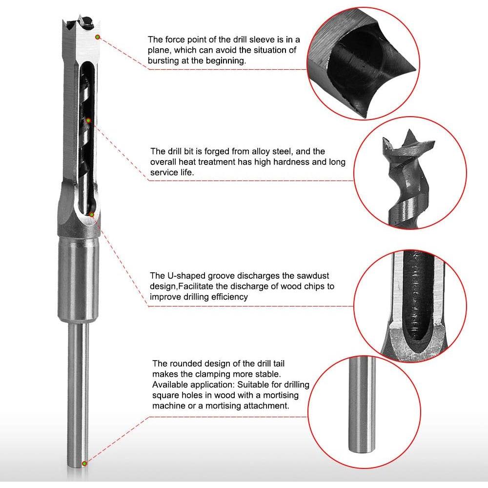 Broca Mortajadora Cuadrada SaferCCTV 12.7mm HSS
