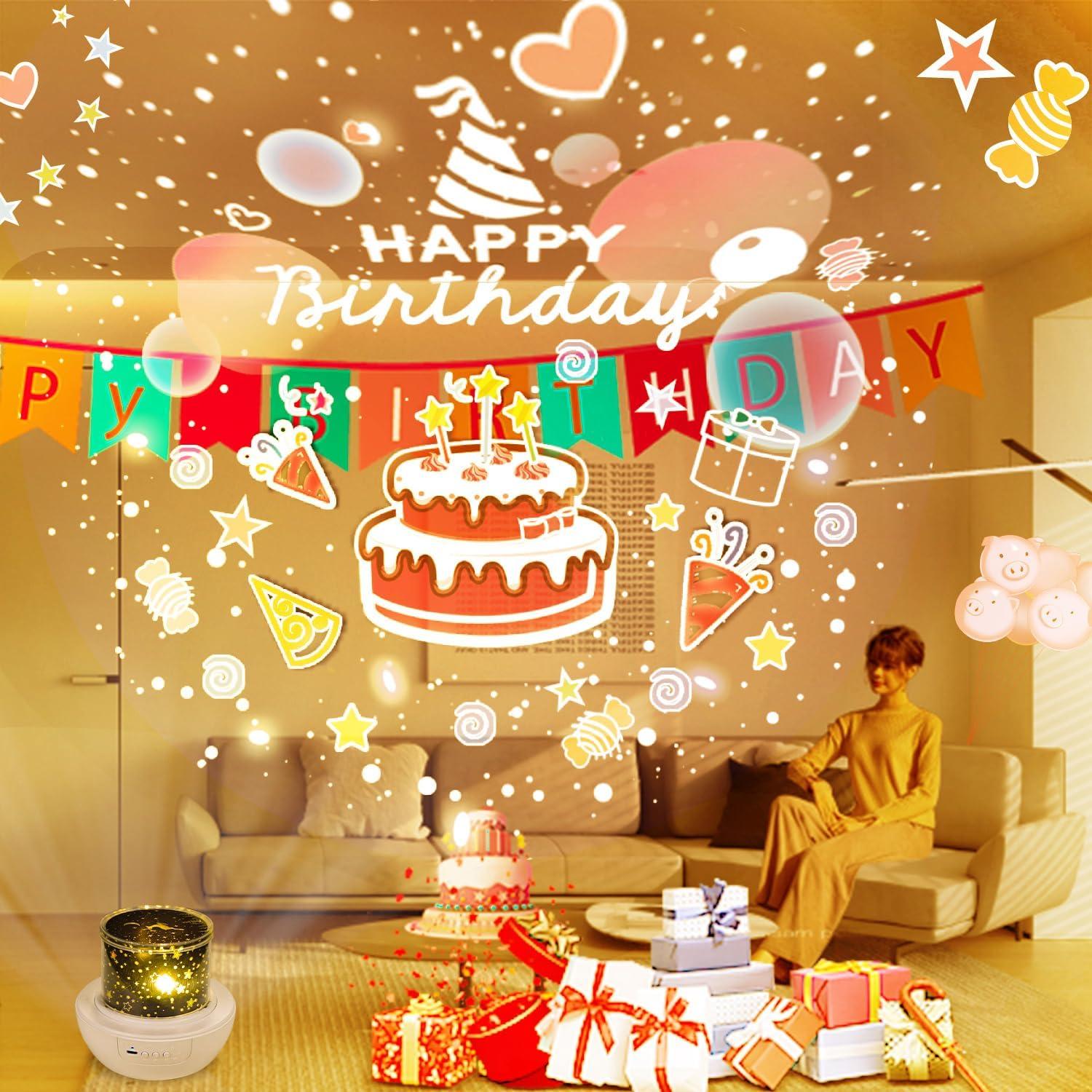 Proyector de Estrellas Youkela LR-MZ con 21 Películas y Luz Nocturna