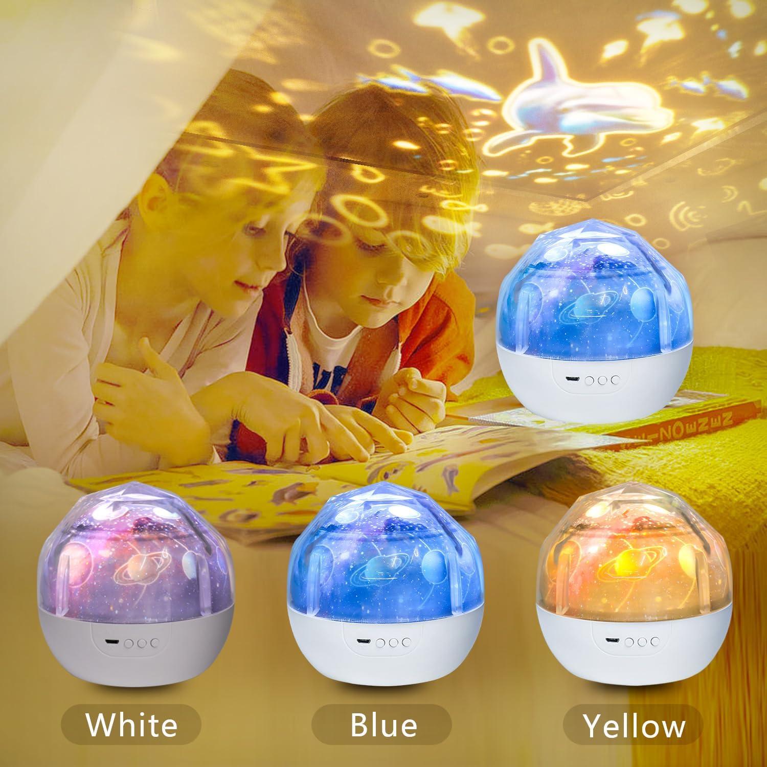 Proyector de Estrellas Youkela LR-MZ con 21 Películas y Luz Nocturna