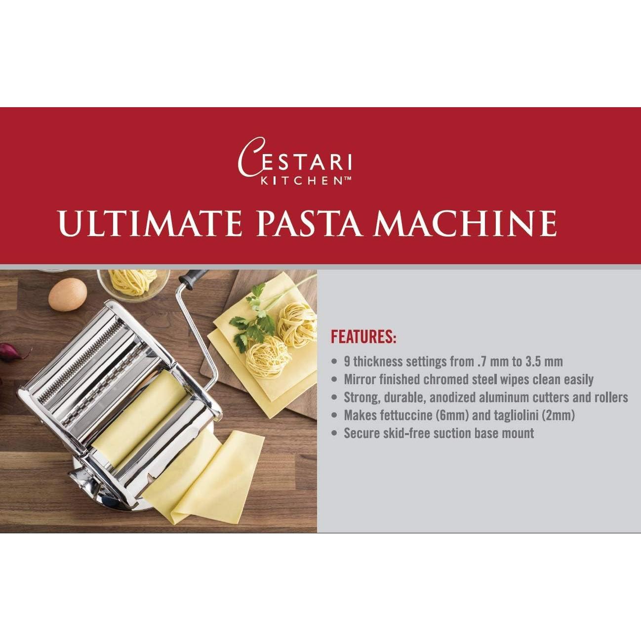 Máquina de Pasta Manual Cestari - Acero Inoxidable 150 mm