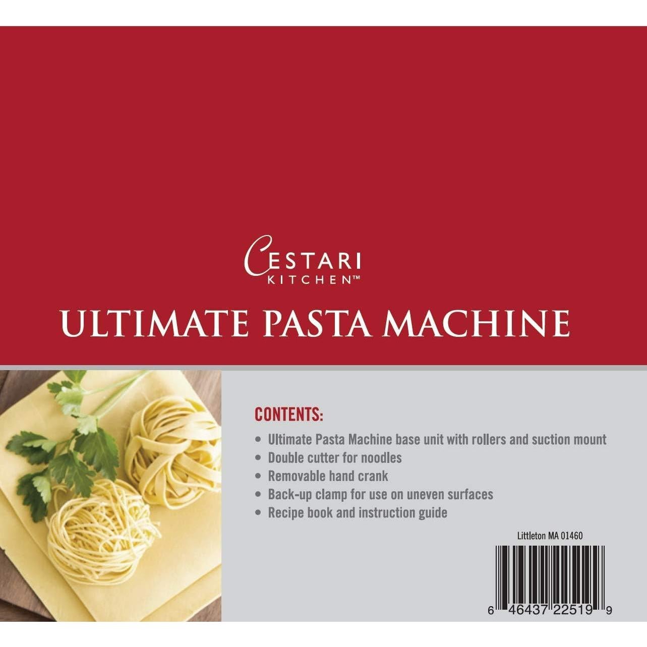 Máquina de Pasta Manual Cestari - Acero Inoxidable 150 mm