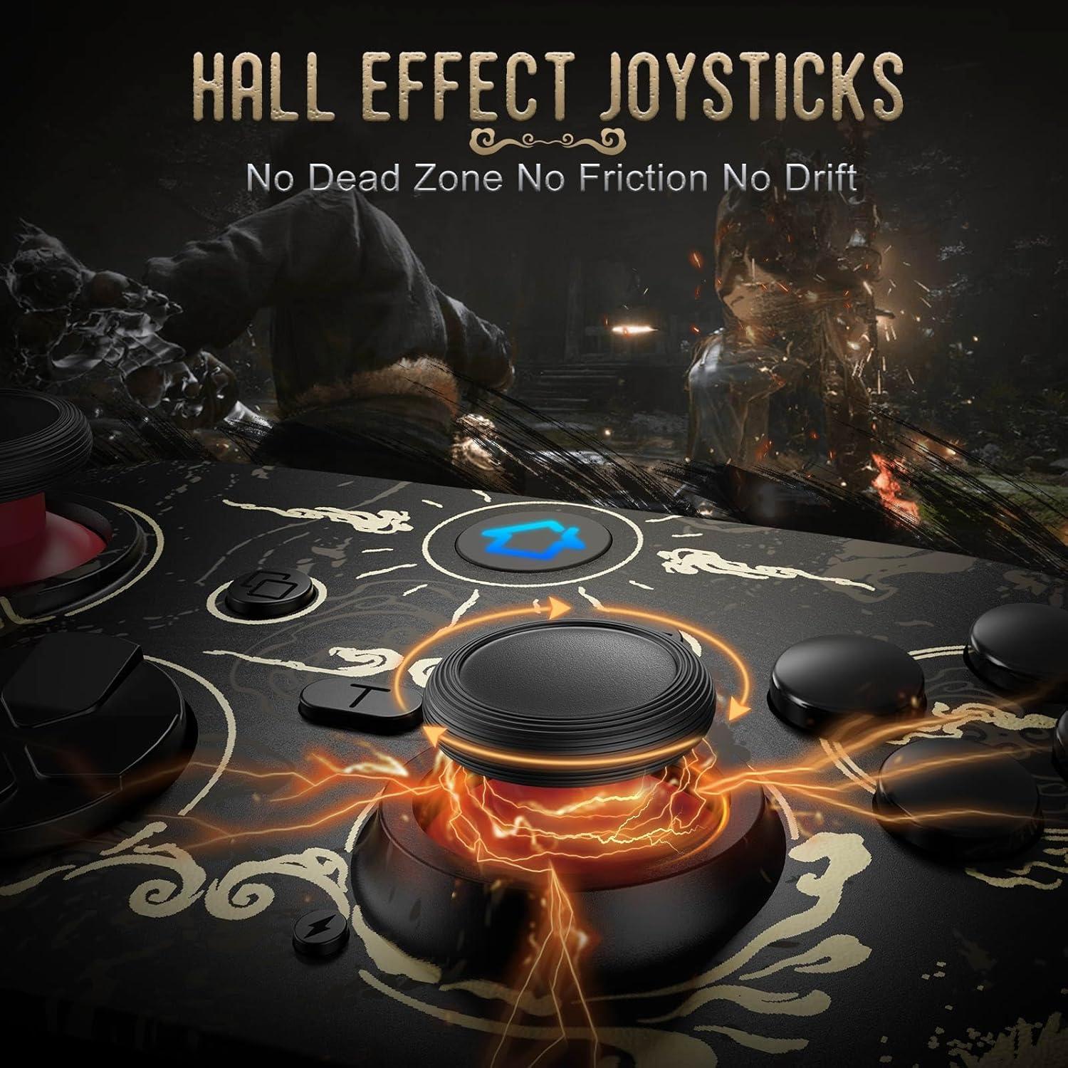 Controlador Inalámbrico DIANVEN para PC, Precisión Efecto Hall