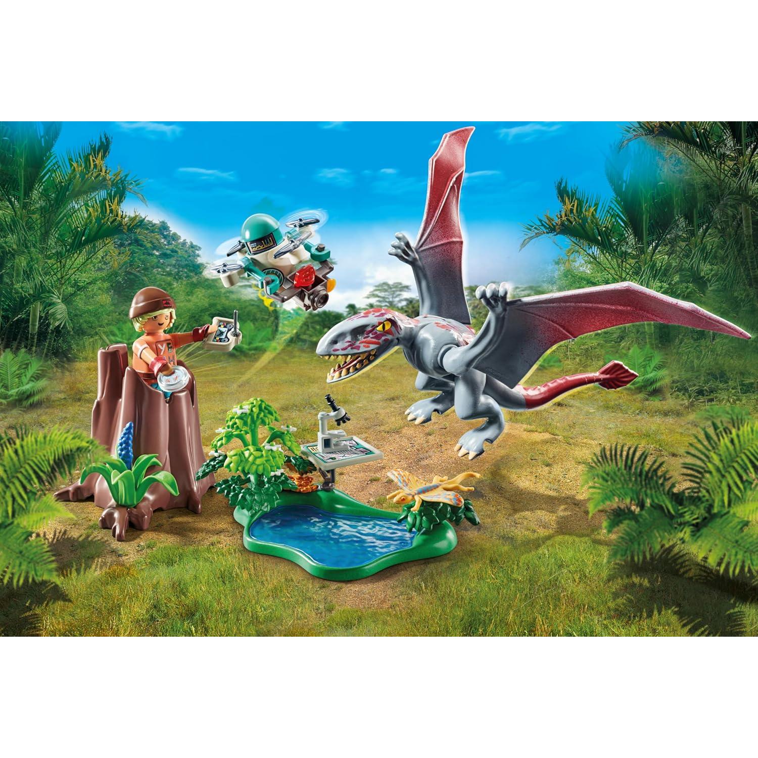 Playmobil Dinos Observatorio Dimorphodon 49 Piezas