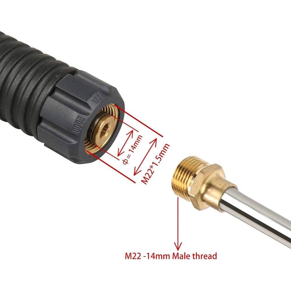 Pistola de Lavado a Presión Sooprinse 4000 PSI con Varilla 48 cm