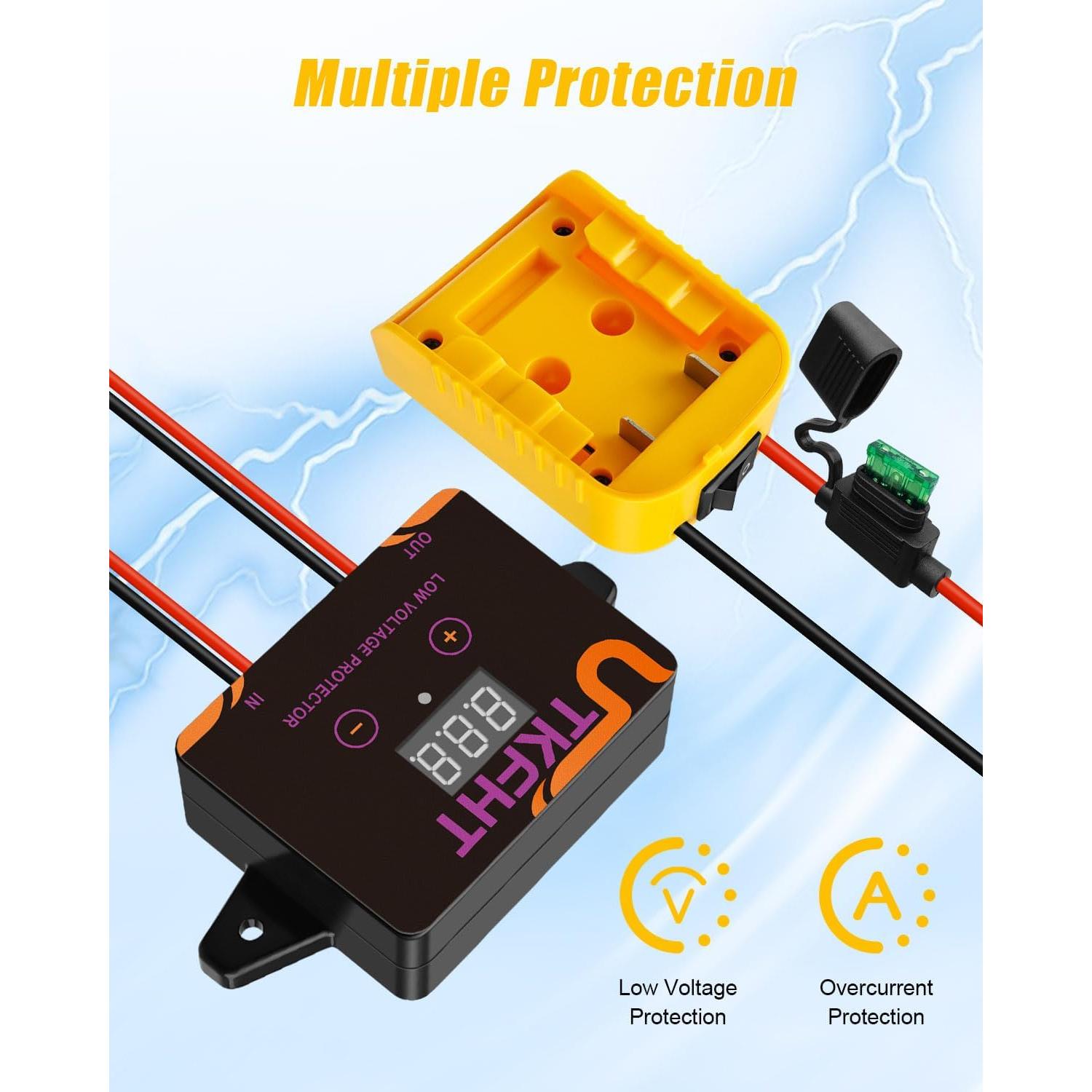 Kit Adaptador Batería DeWalt 20V con Controlador y Protección