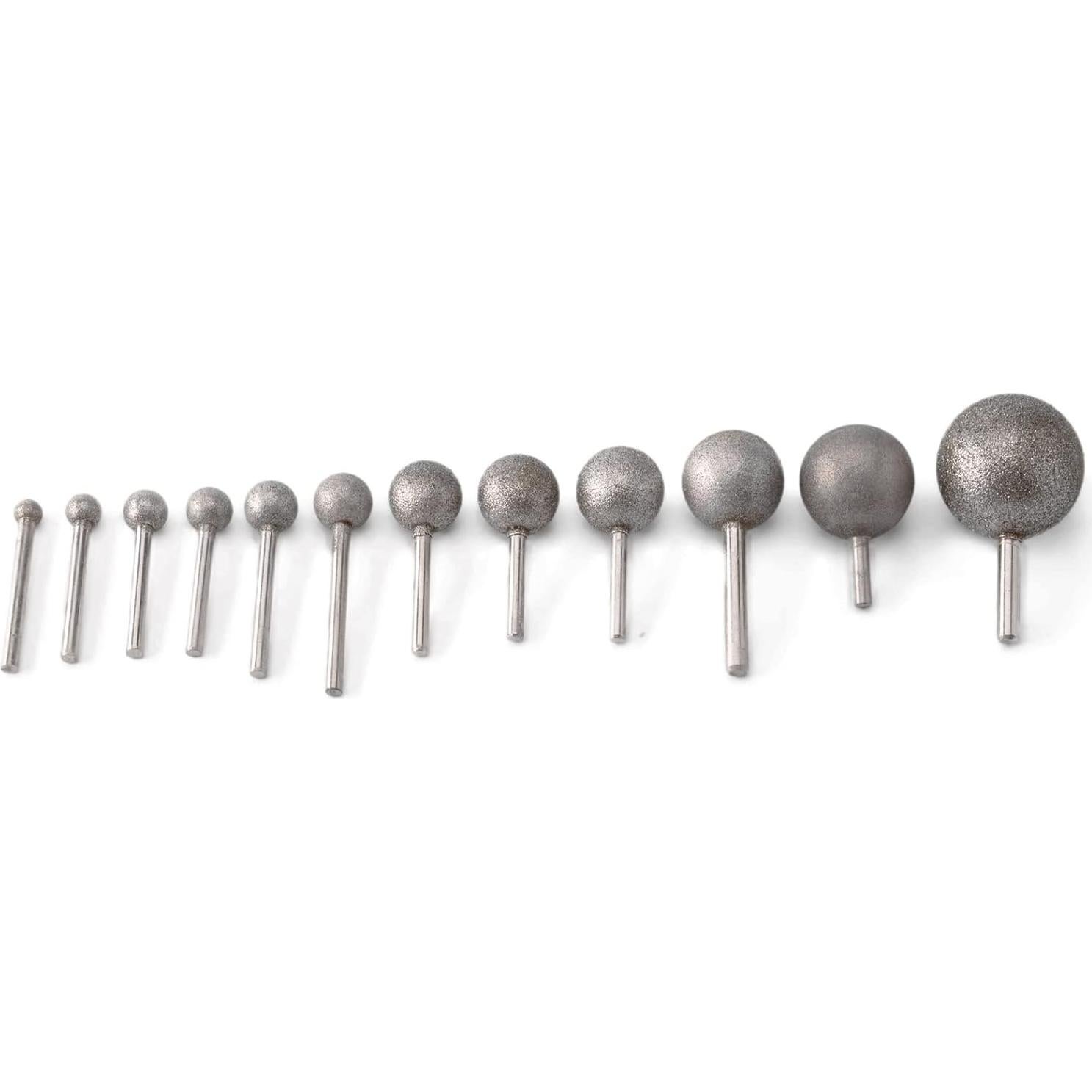 Broca Esférica de Diamante JINGLING 10mm Grano 80 para Pulido