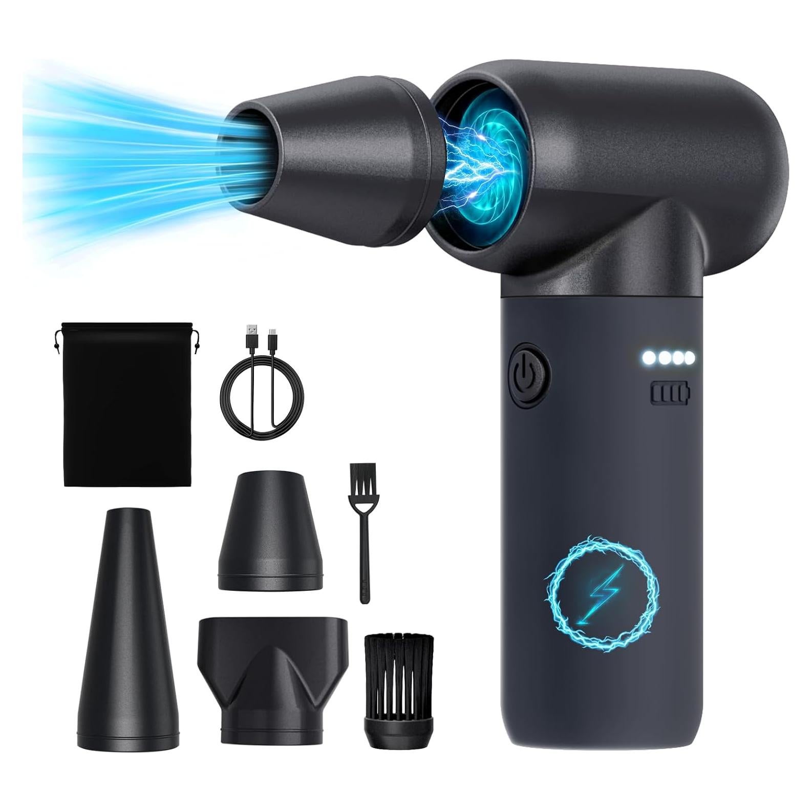 Soplador de Aire Comprimido Cuteqi 180000RPM Inalámbrico