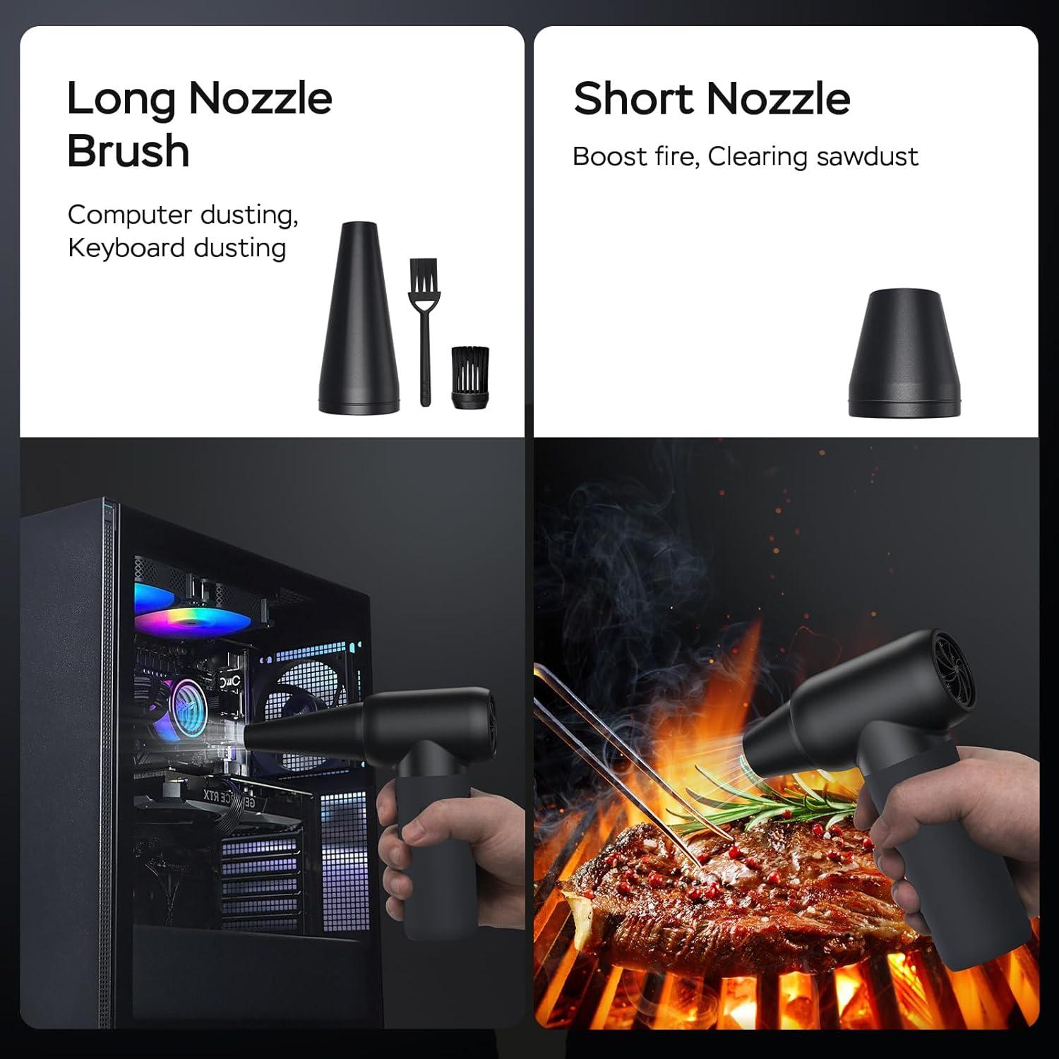 Soplador de Aire Comprimido Cuteqi 180000RPM Inalámbrico