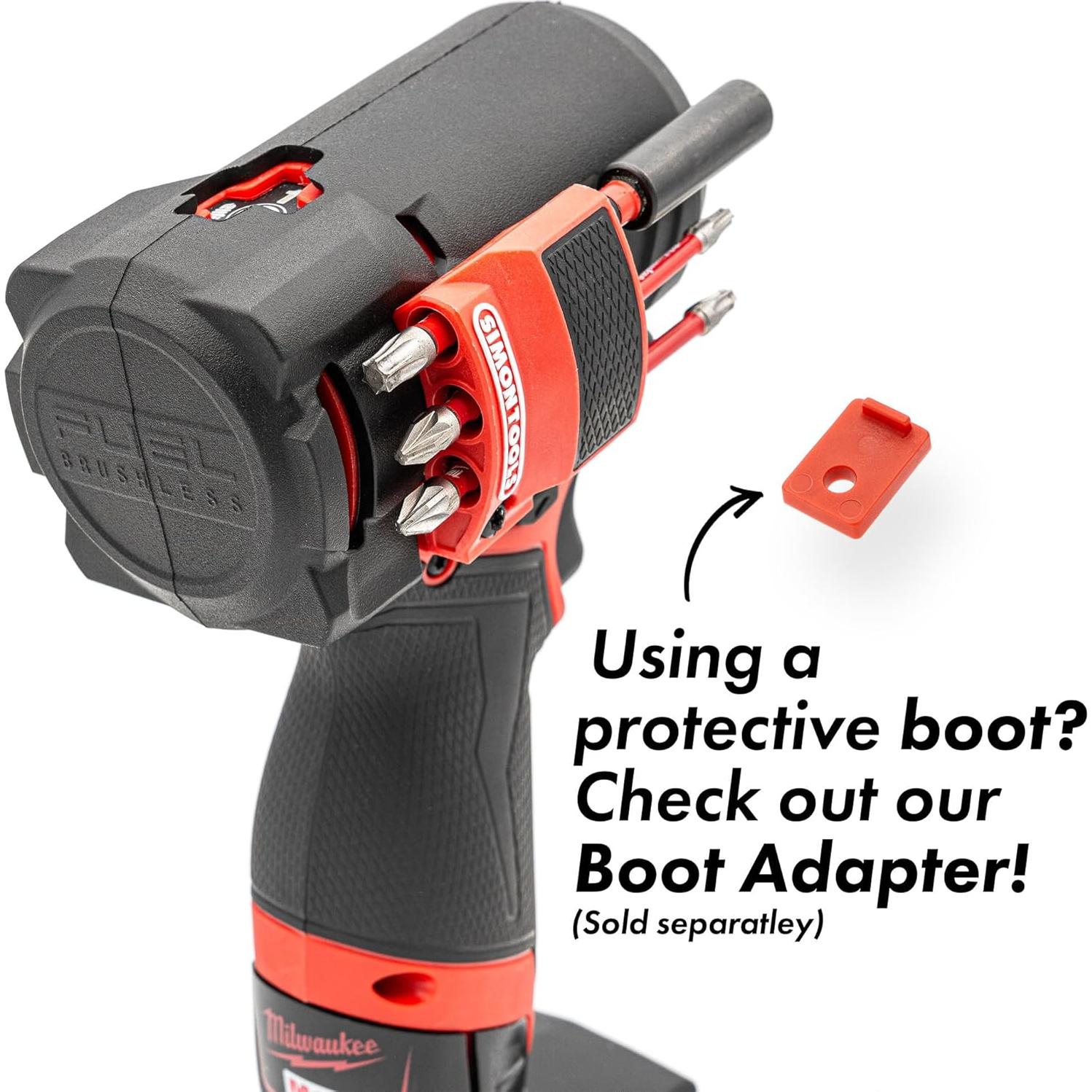 Soporte Magnético para Brocas Milwaukee M12 Gen2 - Rojo