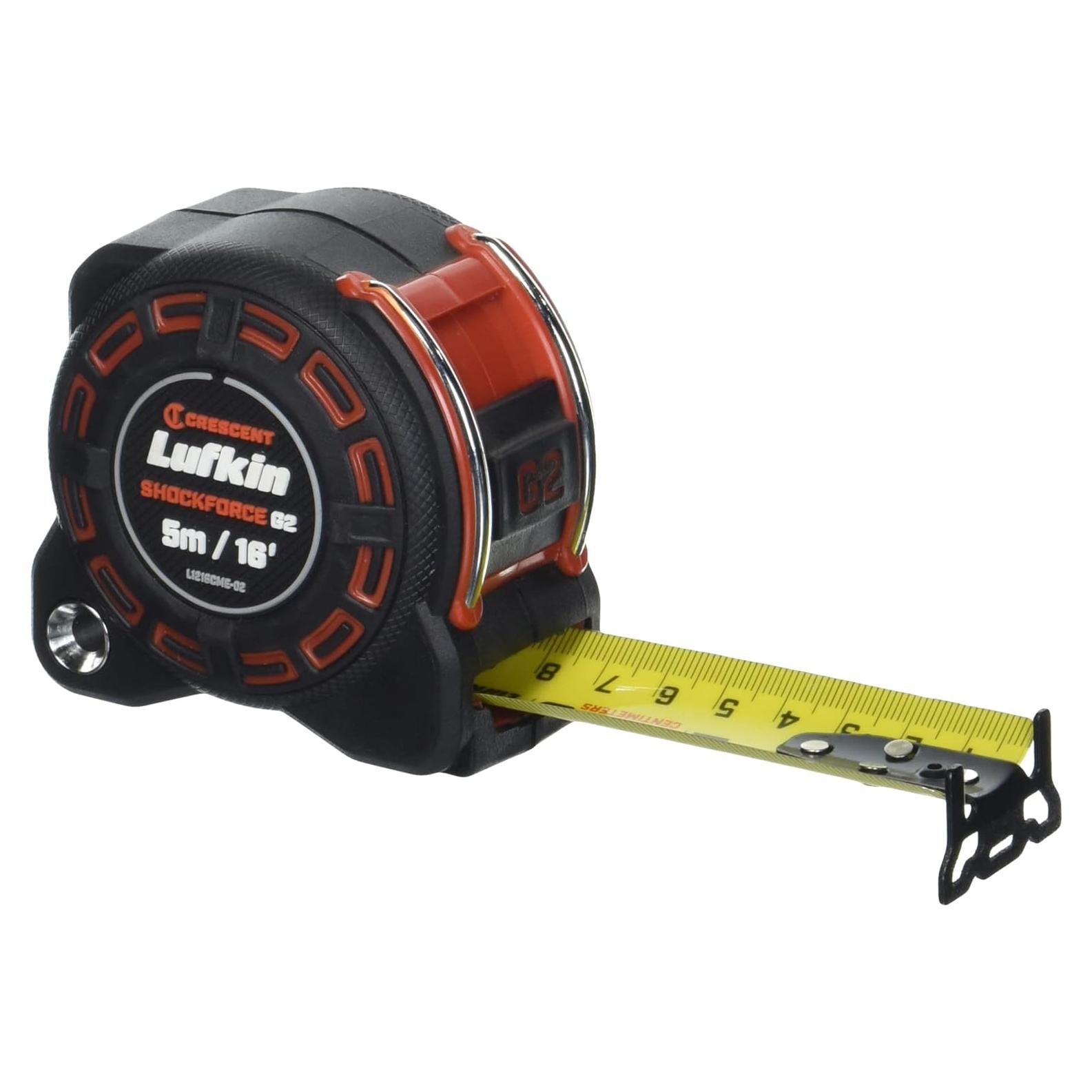 Cinta Métrica Crescent Shockforce G2 5M con Gancho Diamante