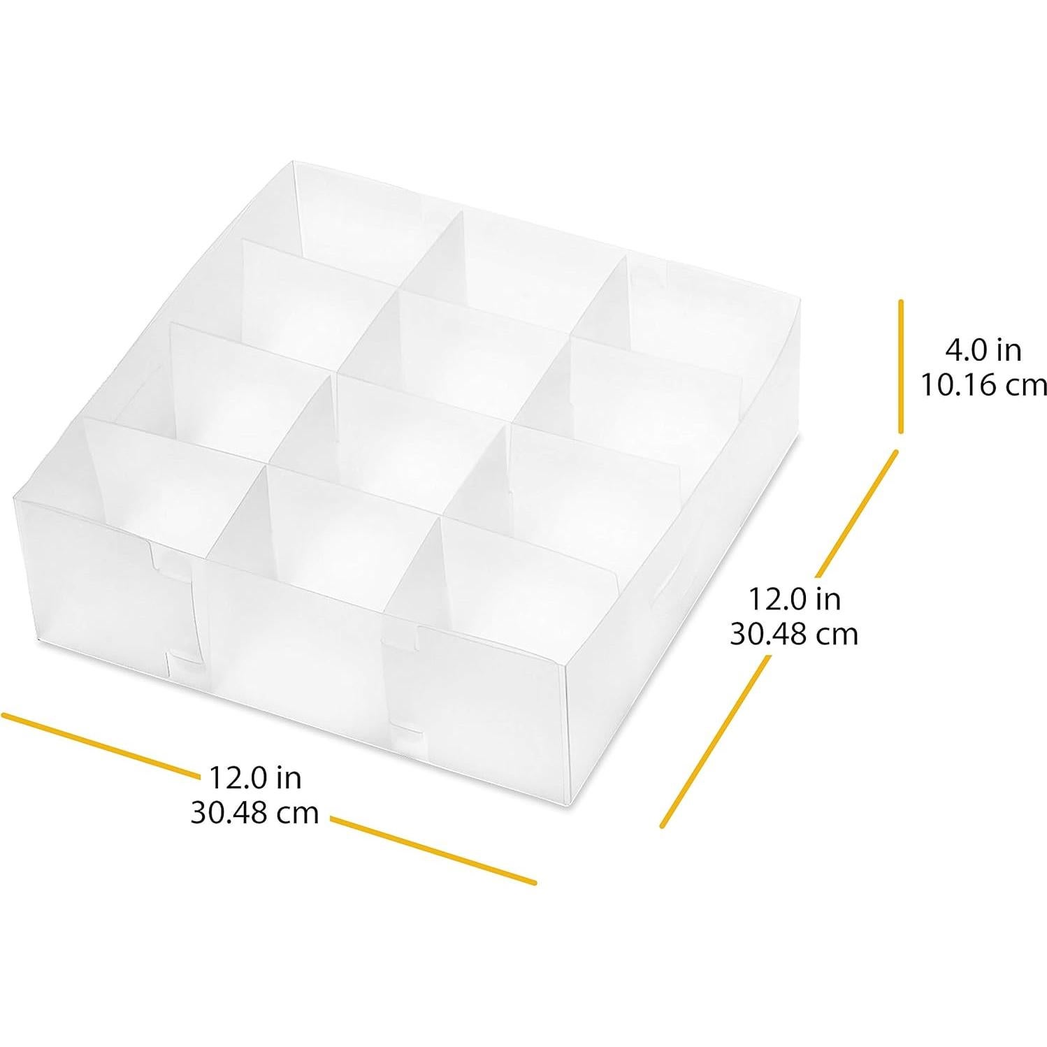 Organizador de Cajones Whitmor 12 Secciones Blanco 30.48x30.48x10.16 cm