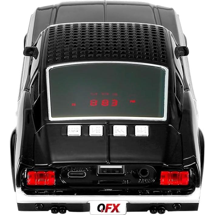 Altavoz Bluetooth QFX BT-1965-BLK Retro 1965 7,62 cm