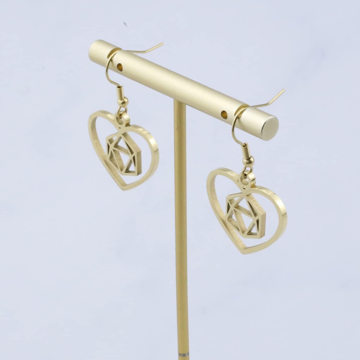 Collar y Pendientes de Dados Dungeons and Dragons - Regalo para Jugadores