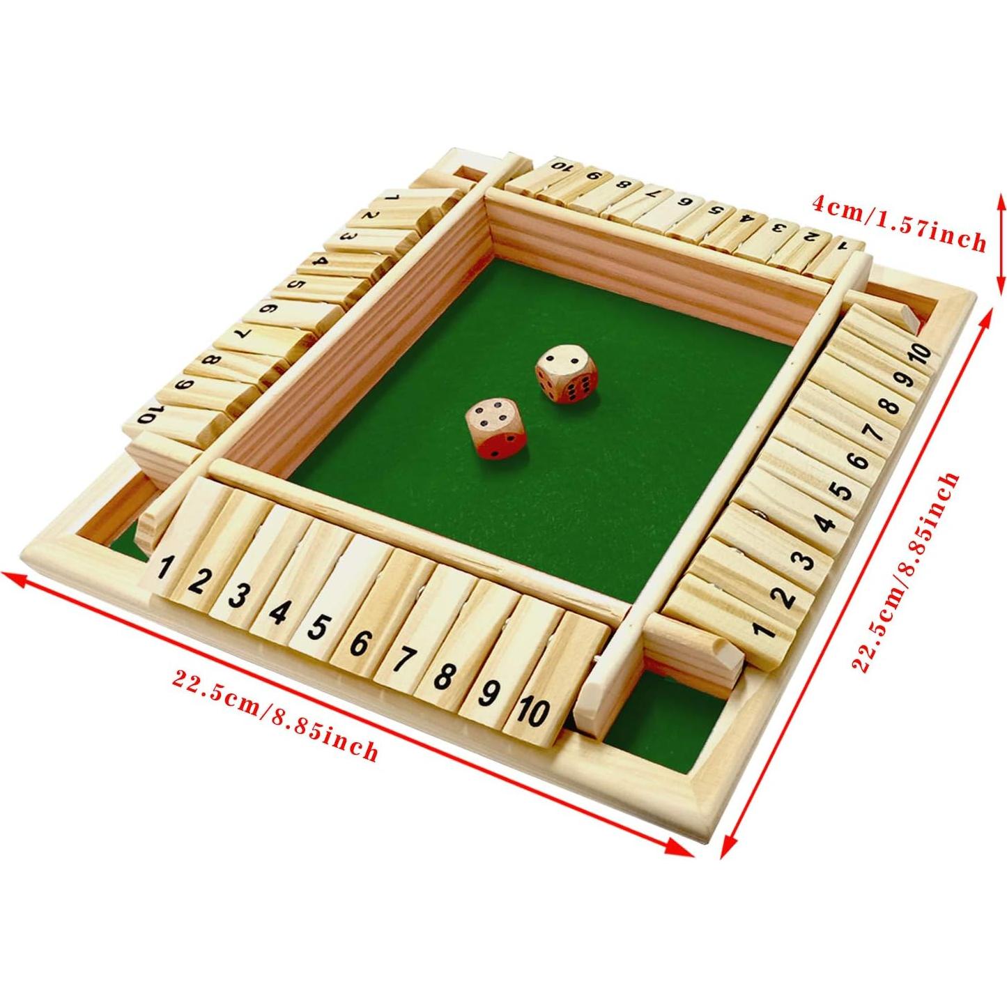 Juego de Mesa Cierra La Caja DC-BEAUTIFUL Madera Verde 2-4 Jugadores