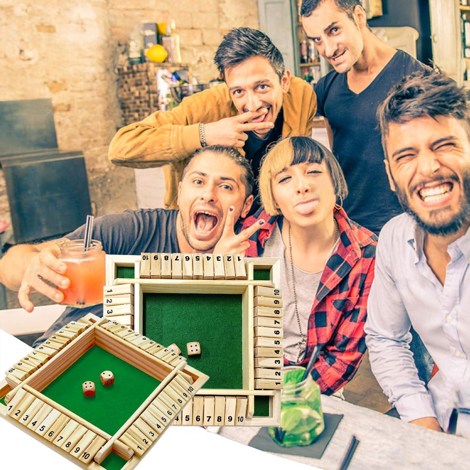 Juego de Mesa Cierra La Caja DC-BEAUTIFUL Madera Verde 2-4 Jugadores