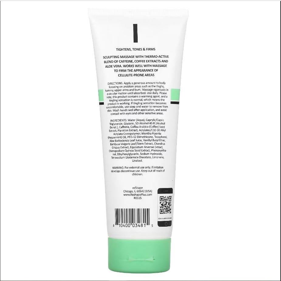 Gel Reafirmante para Cuerpo reShape+ 236 ml - Anti Celulitis