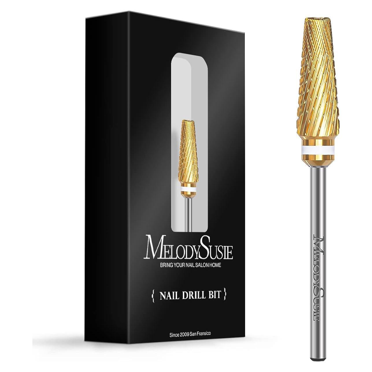 Brocas de Taladro para Uñas MelodySusie 5 en 1 Carburo 3/32"