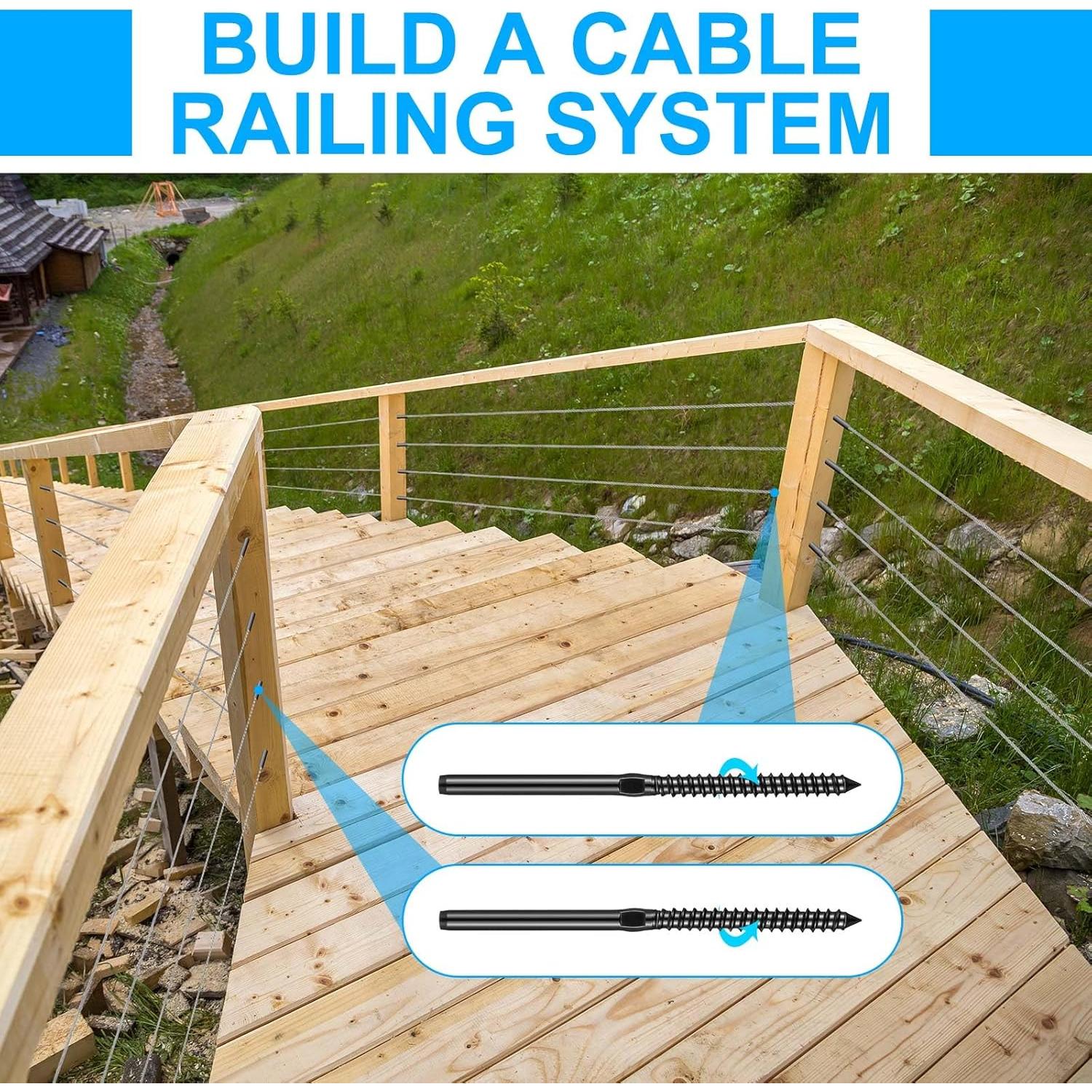 Kit de Tornillos de Swage de Acero Inoxidable Tandefio 60 Pzas