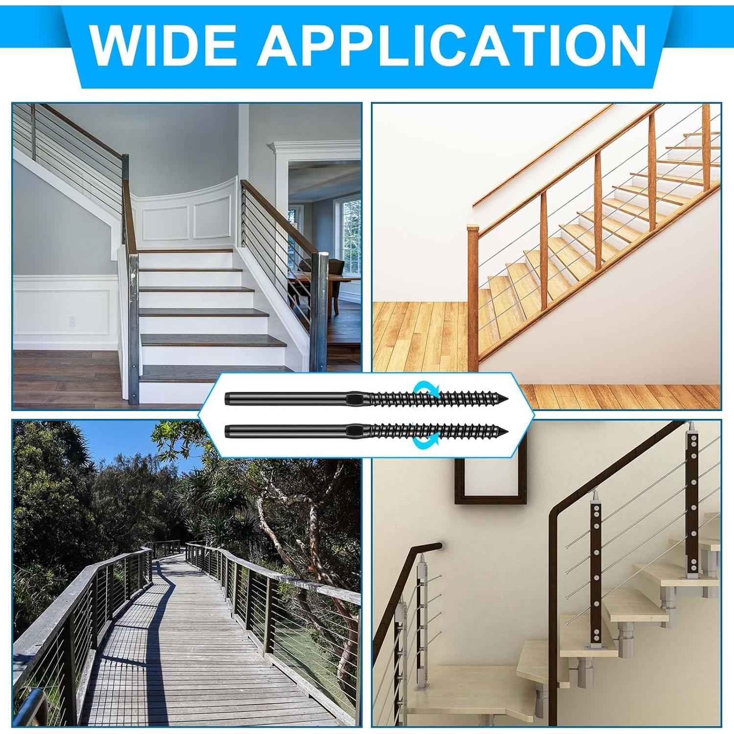 Kit de Tornillos de Swage de Acero Inoxidable Tandefio 60 Pzas