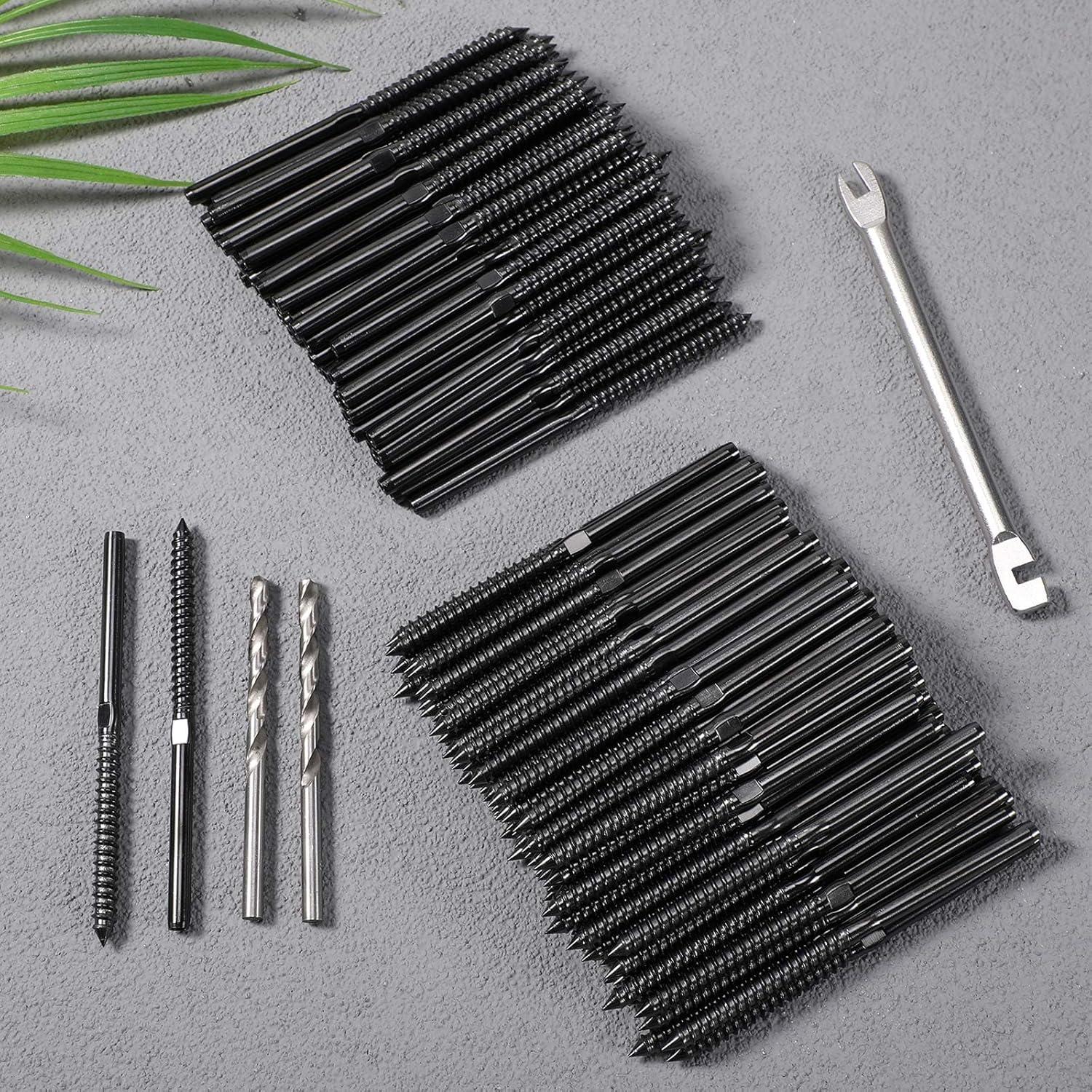 Kit de Tornillos de Swage de Acero Inoxidable Tandefio 60 Pzas