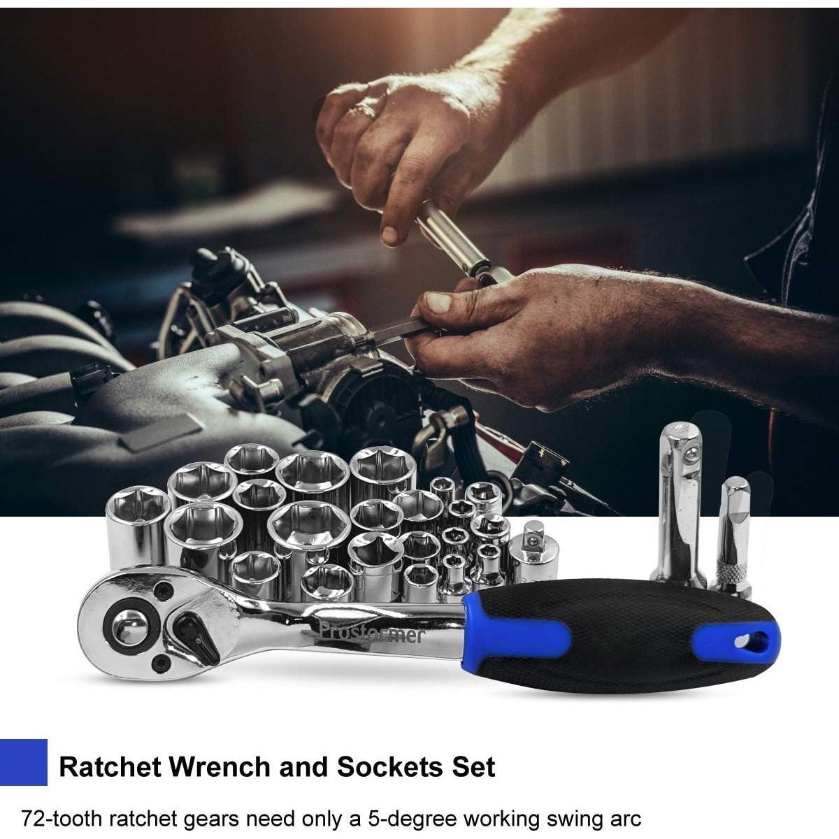 Kit de Herramientas Prostormer 259 Piezas con Caja Azul