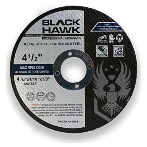 Discos de Corte BHA 4.5" x 1/16" para Amoladoras - Paquete 25