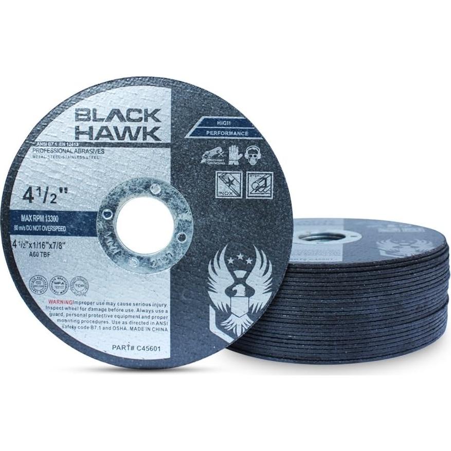 Discos de Corte BHA 4.5" x 1/16" para Amoladoras - Paquete 25