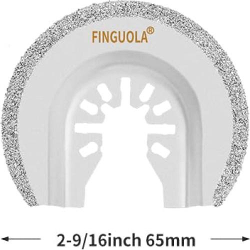 Juego de Hojas Oscilantes de Diamante FINGUOLA 4PCS Semicircular