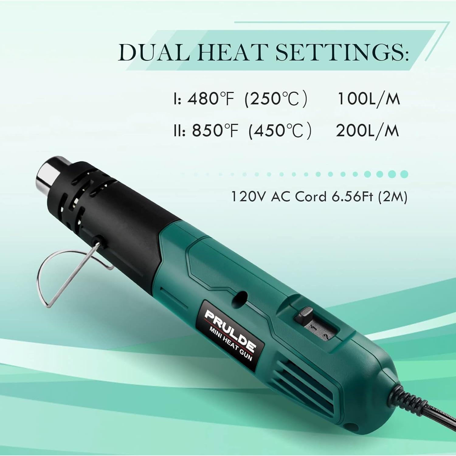 Mini Pistola de Calor NEU MASTER HG0060 380W Verde