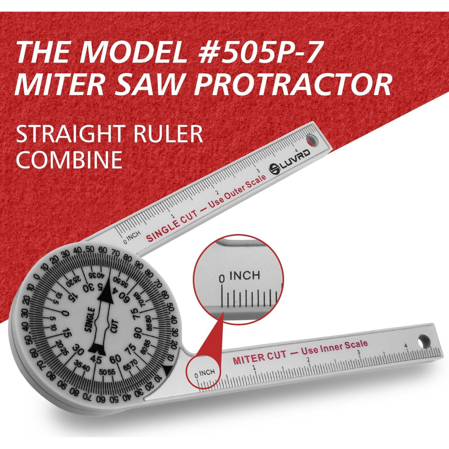 Transportador de Ingletes LUVRD 505P-7 Profesional para Carpintería