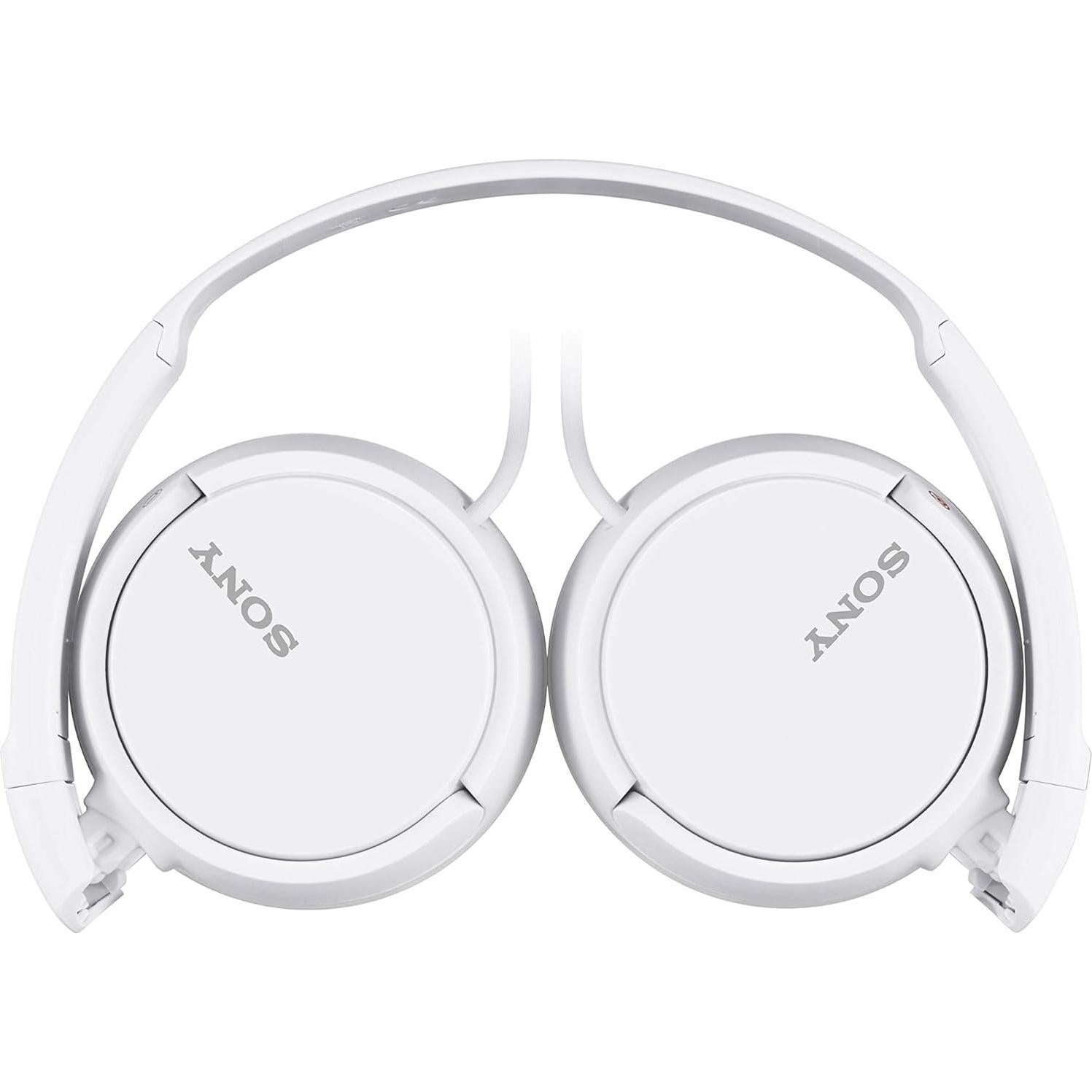 Auriculares On-Ear Sony MDR-ZX110 Blanco 1.2m Cable Neodimio
