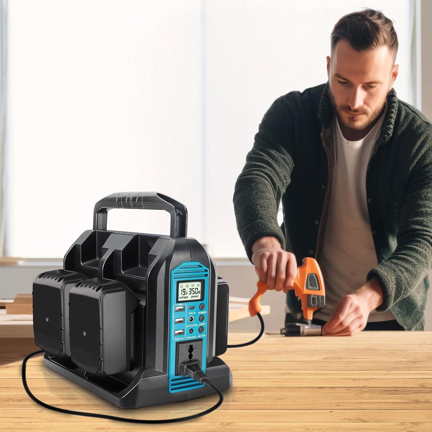 Inversor de Potencia 350W Hipoke para Batería Makita 18V LXT